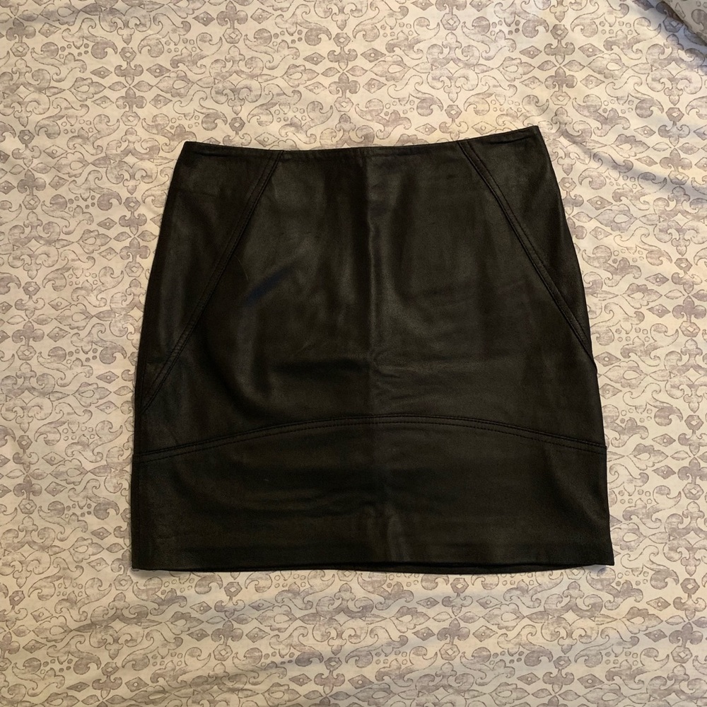 ASOS Genuine Leather Skirt